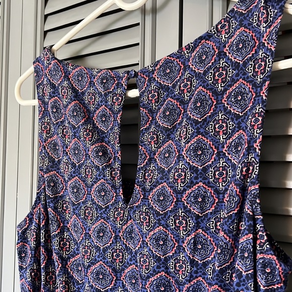 Lucky Brand : Small Floral Mini Dress - Picture 3 of 10